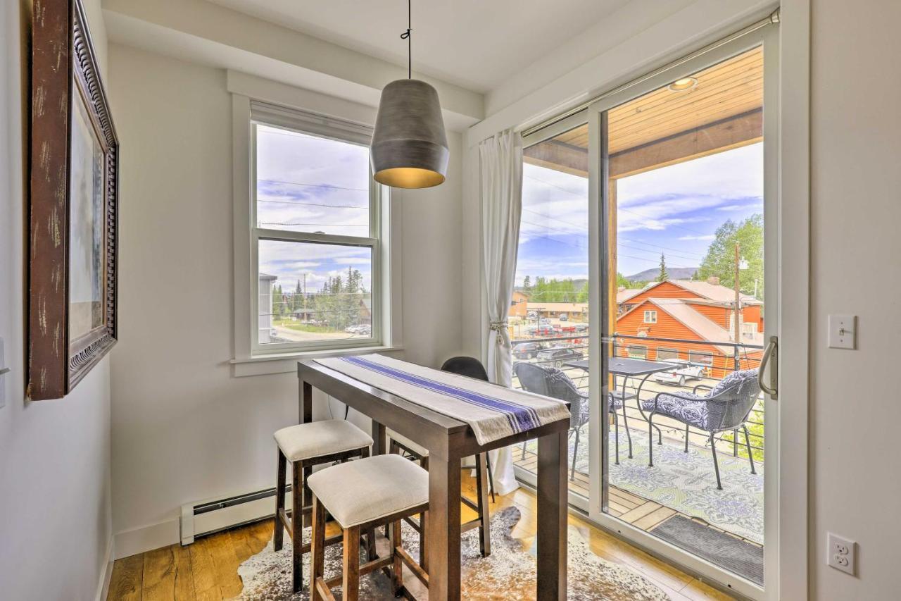 Grand Lake Condo With Balcony And Mountain Views Exterior foto